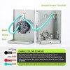 Pre-Drilling 50 Amp Generator Inlet Box RVMATE, NEMA SS2-50P Power