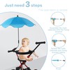 Darcappria Universal Baby Stroller Sun Protection Parasol, with Umbrella Clip