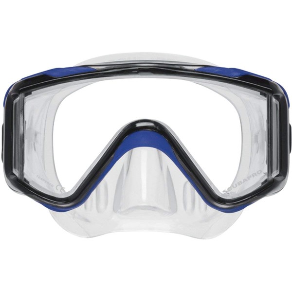 ScubaPro Crystal VU Plus With Purge Mask-Blue/Grey