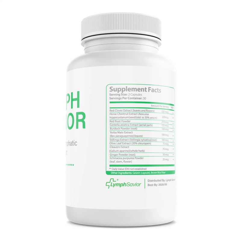 lymphsavior Lymph Savior Advanced Lymphatic Health Support Dietary Supplement 60