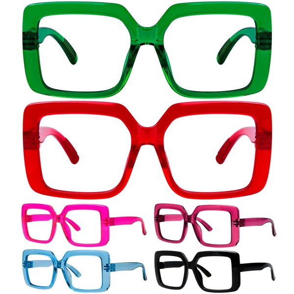 Eyekepper Huge Metalless Reading Glasses with Screwless Spring Hinges 6