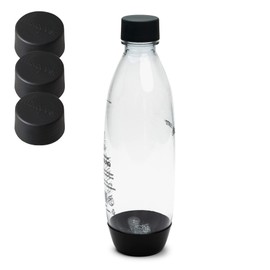 mixcover Lid Compatible with SodaStream Plastic Bottles PET Plastic Bottles Replacement Lid Set of 3