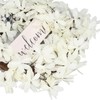 Imitation White Dogwood Wreath Simulation Vibrant Wreath Decoration for Home