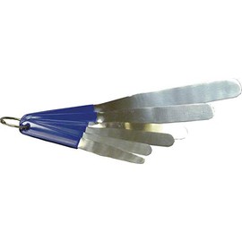 Newborn Slick-1 Caulk Finishing Tool, Spatula, SS, 6 Sizes