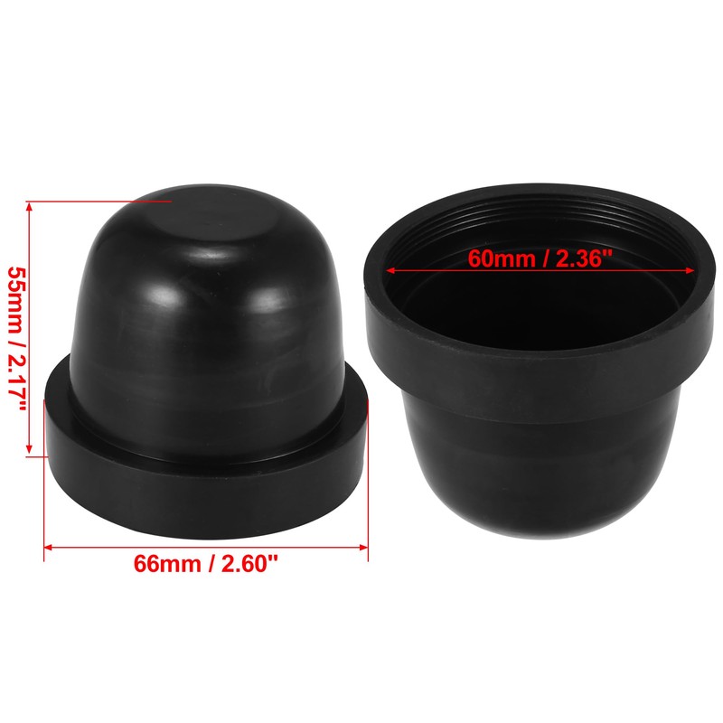X AUTOHAUX Car Headlight Dust Protection Seal Cap Rubber Inner
