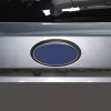 car-attention Matte Black Front/Rear Emblem Badge Logo cover trim For