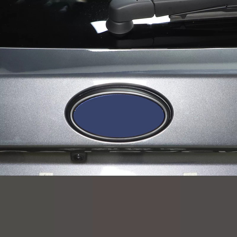 car-attention Matte Black Front/Rear Emblem Badge Logo cover trim For