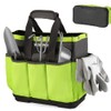 WORKPRO Garden Tool Bag Waterproof Base 8 Pockets Heavy Duty