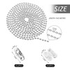 1 roller blind chain connector, 12 white k buckles, 10