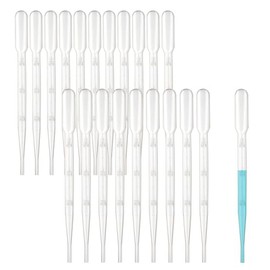 LOPZUQLY 200Pcs 3ml Disposable Plastic Transfer Pipettes and Calibration Dropper, Commonly Used in Laboratories. (3ML)