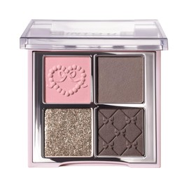 INTO U Eye Shadow Rotational Eyeshadow Palette 4 Colors Shiny Glitter Pearl #SP01 Sleeping Beauty