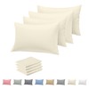 Rohi Microfibre Cream Pillowcases 4 Pack – Ultra Soft &