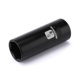 MIXPOWER 1/2-Inch Drive Deep Impact Socket - 7/8 Inch, SAE, CR-V, Deep, 1/2"Dr. 6 Point Socket