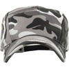 KBETHOS KBK-1455 CIT Five Panel Solid Color Unisex Adjustable Army