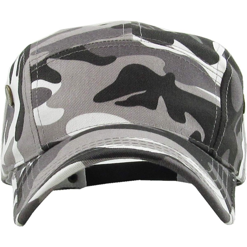 KBETHOS KBK-1455 CIT Five Panel Solid Color Unisex Adjustable Army