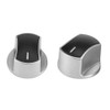 Control Knobs Replacement, 2pcs Universal Stove Rotary Knobs Metal Knob