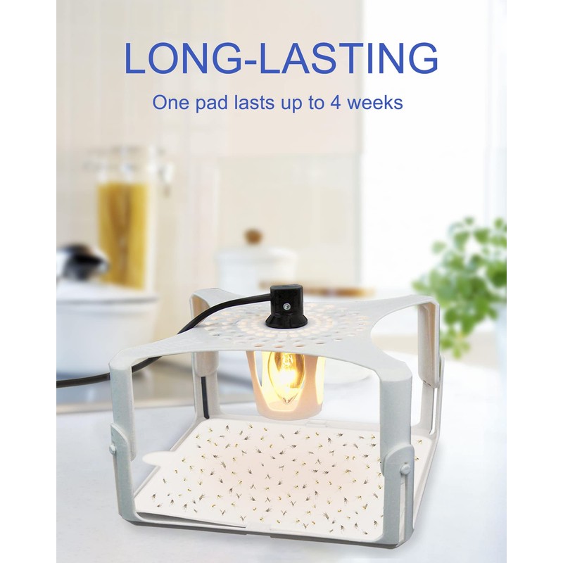 24 PCS Flea Trap Refills Square Glue Boards Compatible with