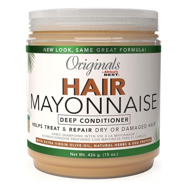 Africas Best Orig Hair Mayonnaise 15 Ounce Jar (443ml)
