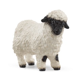 Schleich Farm World - Valais Black-Nosed Sheep Toy - Realistic Farm Animal Toys for Kids - Ages 3+