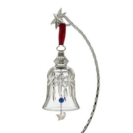 Waterford Crystal Twelve Days of Christmas Bell, 6th Edition, Six Geese-A-Laying, Christmas Ornament
