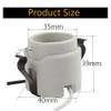 JNXQWE U-Clip Snap-in Med. Base Socket,Medium Base Keyless Socket,Porcelain Snap-in