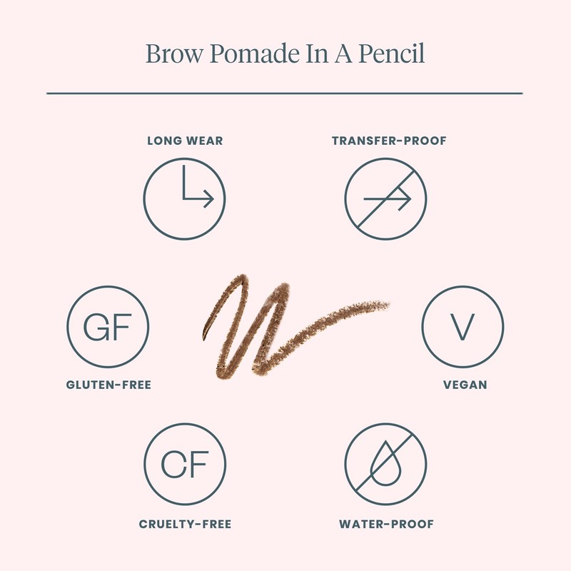 WONDERSKIN Eyebrow Pencil, Revolutionary Eyebrow Pomade for Natural Looking Eyebrows,
