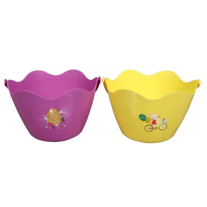 Eggshell Easter Buckets with Handle ( 4 Count)