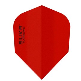 Harrows Dart Silika Solid Plain Dart Flight Specially Laminated Dart Flight Set Accessories for Steel Darts and Soft Darts (Red)
