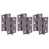 HANDLEZONE® Door Hinges 3 Pairs 76mm / 3 inch Ball