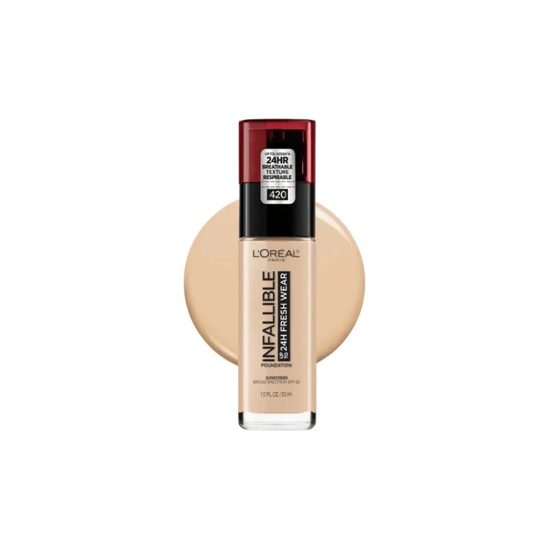 Base de maquillaje líquida L'Oréal Paris Infallible 420, 30 ml