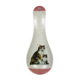 Macneil Cat and Kitten Spoon Rest (Tortoiseshell)