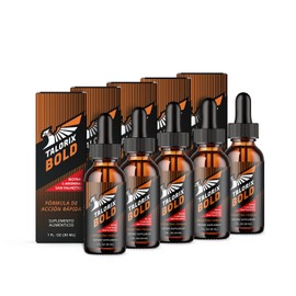 Talorix Bold - Gotas para Hombres | Fórmula con Biotina, Zinc y Ciruelo Africano | 30 ml | 5 Pack