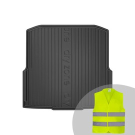 FROGUM DryZone Rubber Mat All Year Round Practical Car Boot Mat Boot Liner Suitable for Skoda Octavia III 2012-2019 High Edge Robust and Durable