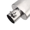 A-KARCK Rectangle Exhaust Tip 2.5" Inlet, Polished Square Exhaust Tailpipe