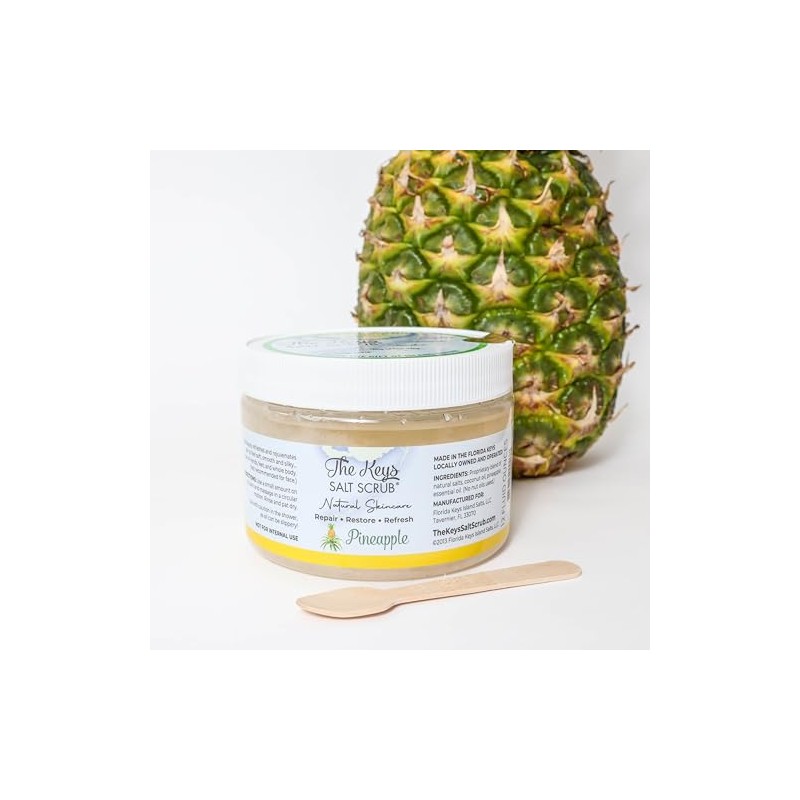 The Keys Salt Scrub (Plantation Pineapple, 350ml) - The Keys