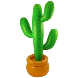 ARSUK Party Time Inflatable Giant Cactus 3 Foot Party Accessory