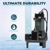 XtremepowerUS 1/2HP Submersible Sump Sewage Pump, Larger-Flow 4,860 GPH Cast