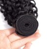 Single Bundle 16 Inch Color 1B Kinky Curly Bundles Double