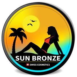 SUN BRONZE Original Premium Tanning Cream, Swiss Formula (200 ml), Effective Dark Results with Natural Ingredients, Brown Skin Tan Accelerator Gel, Vegan Frienfly