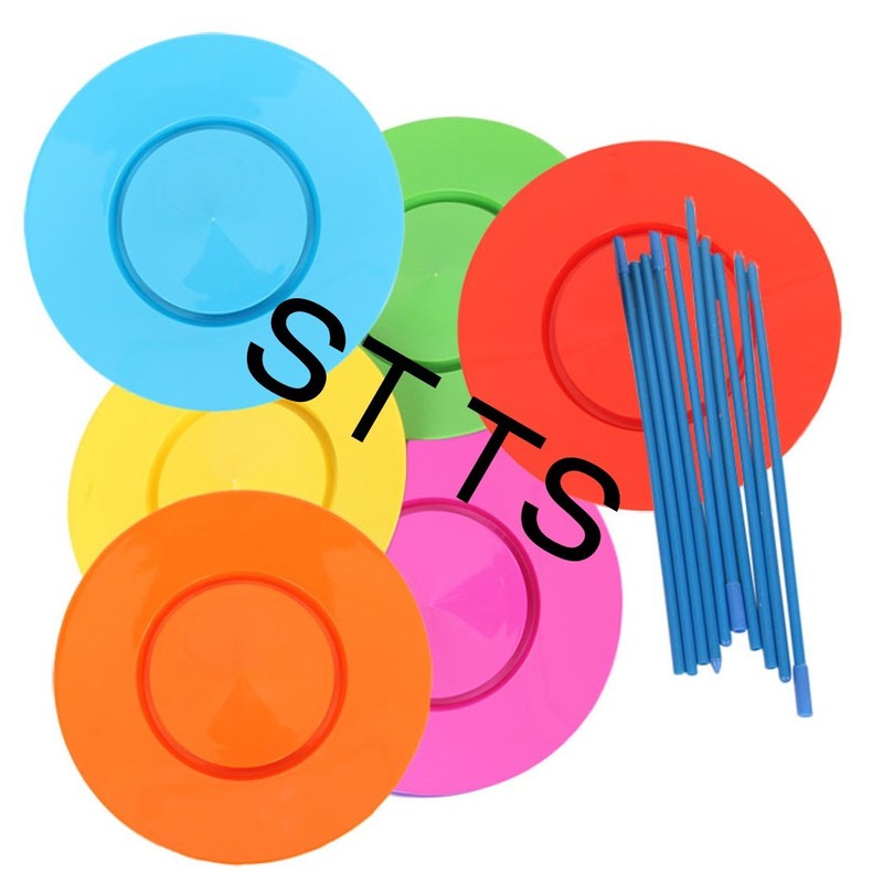 Plate Turner Set (x6), Sprinkle Plate (with Stick), Beginner, Beginner,