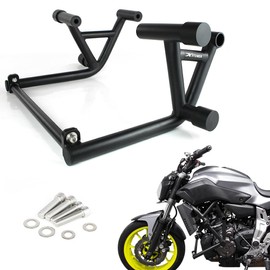 Xitomer Crash Cage Stunt Engine Guard Compatible with FZ-07 MT-07 2014-2024 FZ07 MT07, XSR700 2015-2025 Drift Street Engine Guard Crash Bar Race Rail