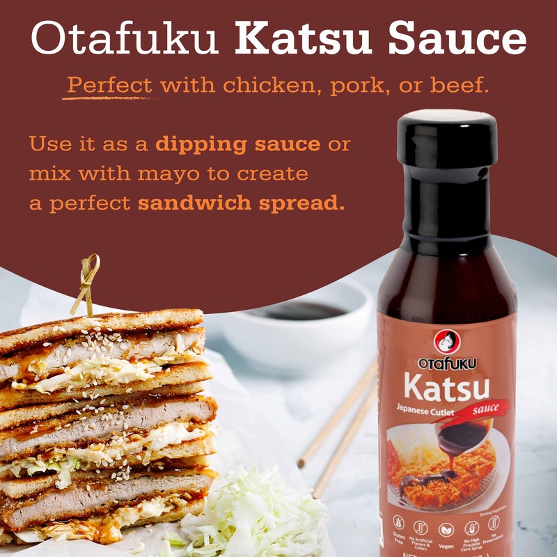 Otafuku Japanese Tonkatsu Sauce, Rich and Savory Katsu Sauce for