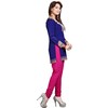 Maple Clothing Túnica india con estampado Kurti para mujer, Azul