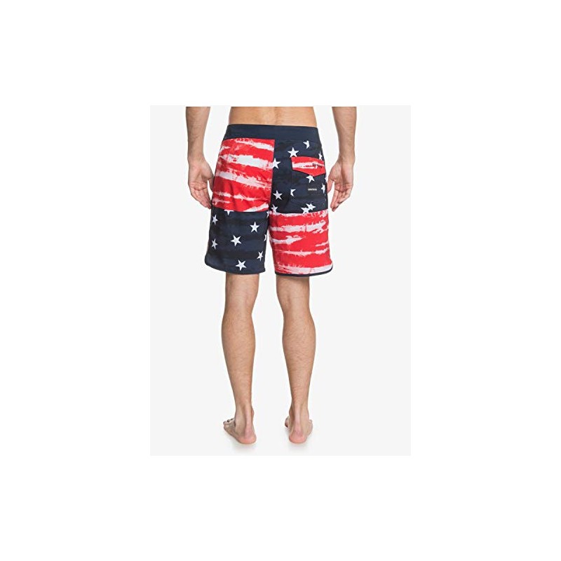 Quiksilver Men's Standard Highline Freedom Quad 19 Boardshort Swim Trunk,