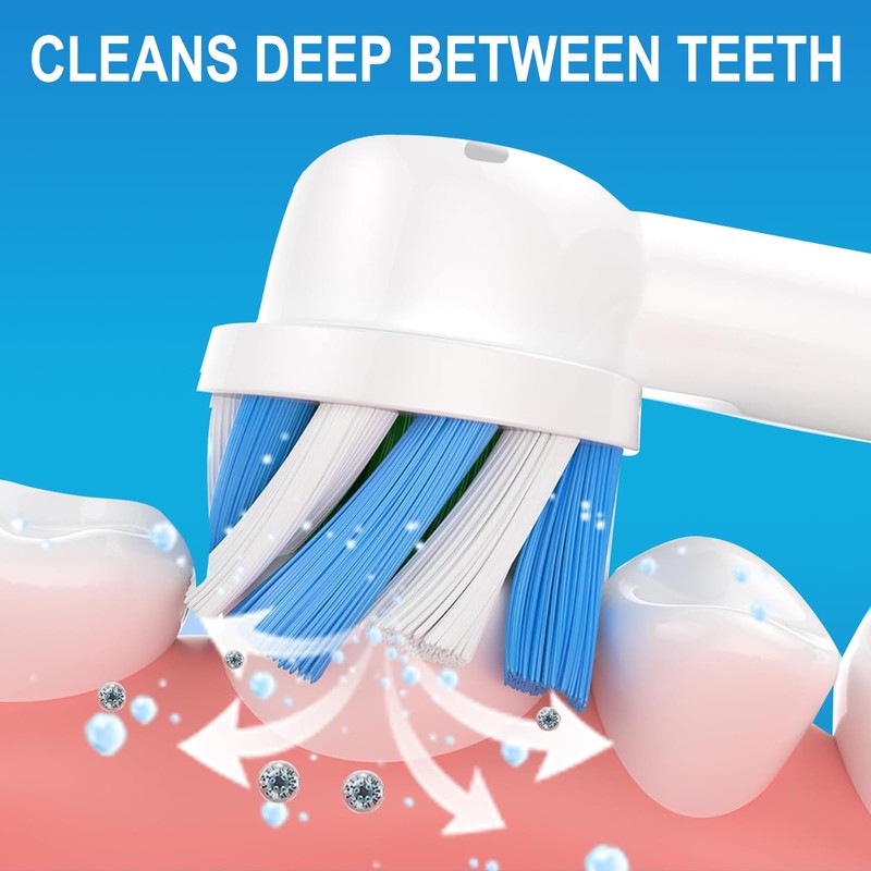Replacement Toothbrush Heads for Oral B Pro 1000 Replacement Heads,6