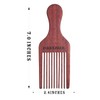 MANEJACK Beard Pick for Men- Wooden Comb Afro Hair Lift