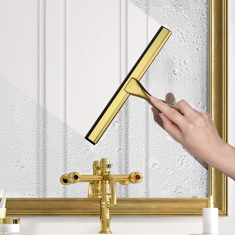HIWARE All-Purpose Shower Squeegee for Shower Doors, Bathroom, Window and