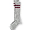 Lands' End Men's Performance Over the Calf Sock Gray Heather