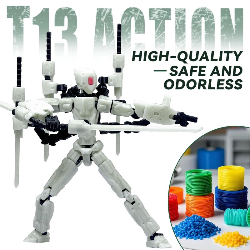 PkghoKids 8 inch T13 (Assembly Completed) Action Figure Set,T 13