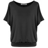 Batwing Tops for Women – Oversized Casual T-Shirt with Banded